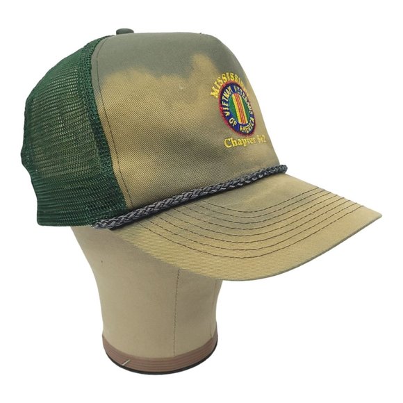 Mississippi Vietnam Veterans Chapter 842 Mesh Snapback Cap Trucker Baseball Hat - Picture 2 of 12